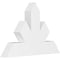 Ekena Millwork Saratoga Architectural Grade PVC Gable Bracket, 36"W x 24"H x 4"D x 6"F, 16/12 Pitch GBP036X24X0406SAR00 - alternate 1